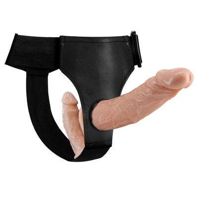 Strap On dupli realistični dildo DEBRA01544