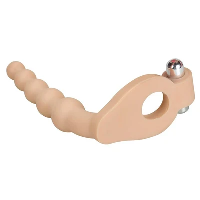 Strap On za koren penisa sa kuglicama za guzu 16cm LVTOY00293