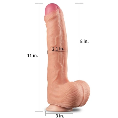 Veliki dildo u boji kože 28cm LVTOY00494