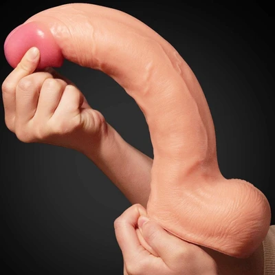 Veliki silikonski dildo za razaranje 30cm kurčina LVTOY00495