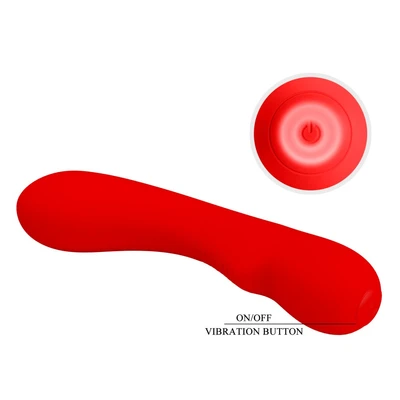 Vibrator crveni za klitoris i G tačku DEBRA01646