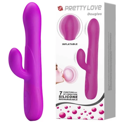 Vibrator ljubičasti za G spot i klitoris DEBRA01006