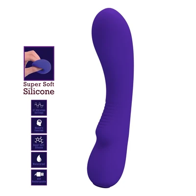 Vibrator ljubičasti za klitoris i G tačku DEBRA01647