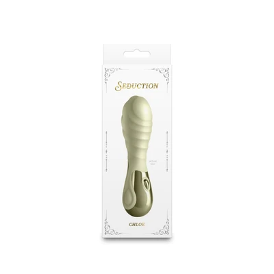 Vibrator sa talasastom teksturom u krem boji NSTOYS1108