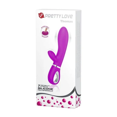 Vibrator za G tačku i stimulaciju klitorisa ljubičasti DEBRA01148