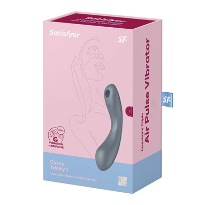 Vibrator za G tačku sivi SATISFY431