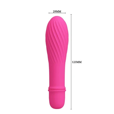 Vibrator za klitoris 12cm pink DEBRA01323