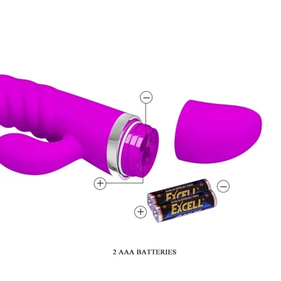 Vibrator za klitoris i G tačku ljubičasti DEBRA01144