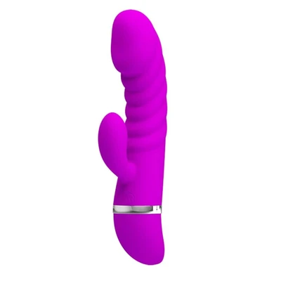 Vibrator za klitoris i G tačku ljubičasti DEBRA01144