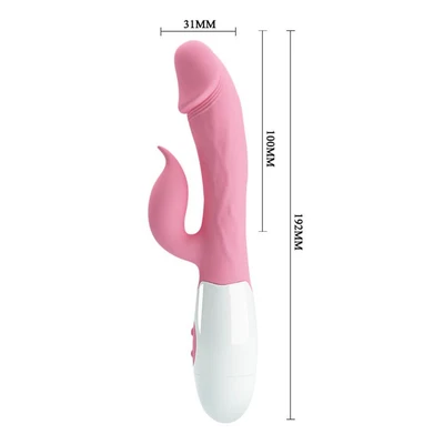 Vibrator za klitoris i G tačku roze DEBRA01295