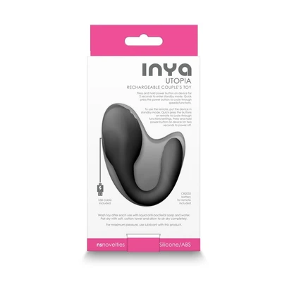 Vibrator za parove na daljinski crni NSTOYS0905