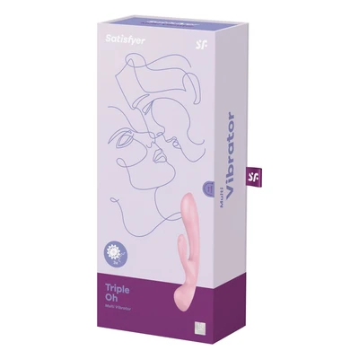 Vibrator za stimulaciju klitorisa i G tačke roze SATISFY418