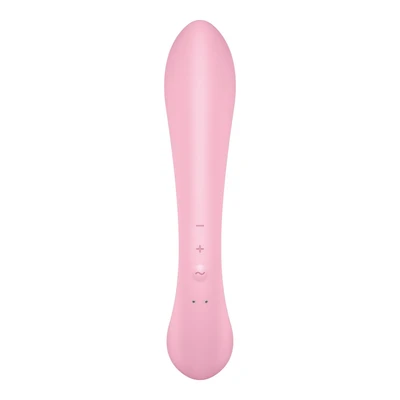 Vibrator za stimulaciju klitorisa i G tačke roze SATISFY418