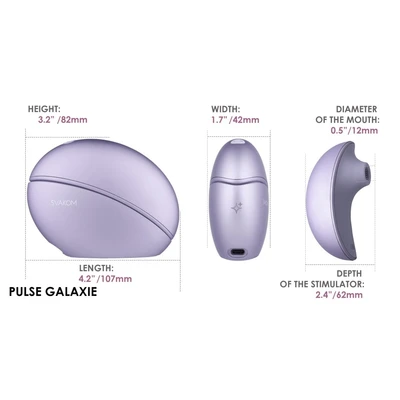 Vibrator za stimulaciju klitorisa putem aplikacije ljubičasti SVAKOM0206