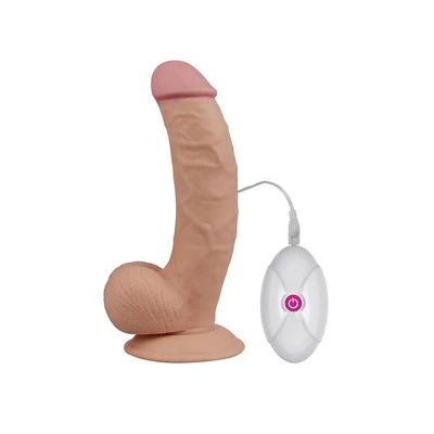 Vibro dildo 20cm u boji kože LVTOY00149