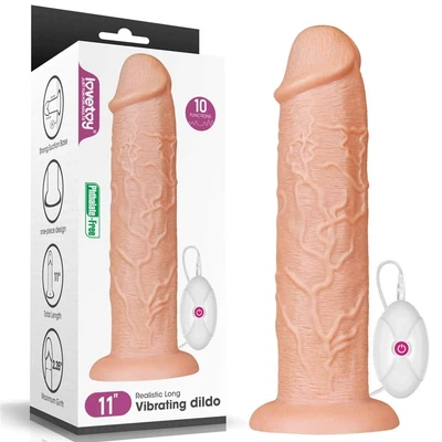 Vibro dildo u boji kože 28cm LVTOY00398